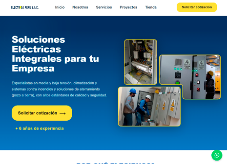 Página Web Electrisa